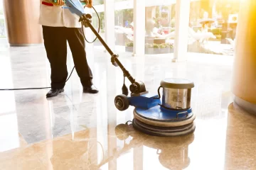 marble floor cleaning and polishing